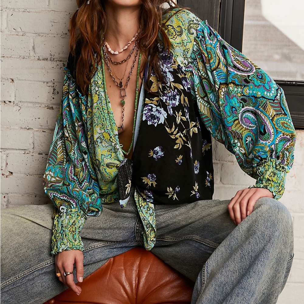 Free People Gemini blouse M